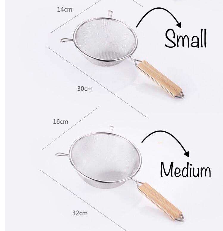 Set Of 3 Stainless Sieve Milk Machine Filter, Food Strainer Set With Sturdy Handles, Kitchen Mesh Filter Set Of 3 Stainless Sieve Milk Machine Filter, Food Strainer Set With Sturdy Handles, Kitchen Mesh Filter